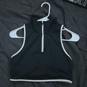 Antonio Melani Black and White workout top with built in bra!